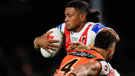 Moses Suli has been recalled for the Dragons after completing his 11-day stand-down under concussion protocols. Picture Getty Images
