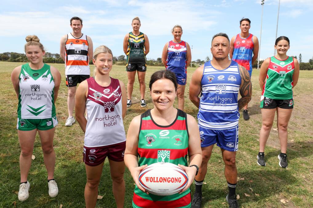 READY TO GO: Representatives from some of the clubs who will compete in this year's Men's and Women's Illawarra Premier League competitions. Picture: Adam McLean