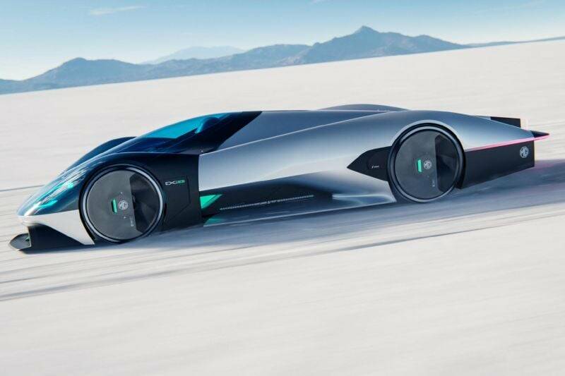 MG EXE181: Aerodynamic concept to challenge for land speed record