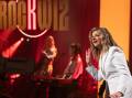 Julia Zemiro fronts the RockWiz stage show. Supplied photo by Andrius Lipsys