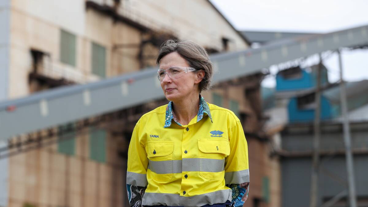 BlueScope executive Tania Archibald said the company remained committed to supplying steel for wind towers, just not making them in Port Kembla. Picture by Adam McLean