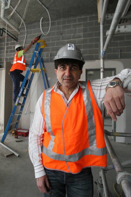 Samy Saad pictured in 2009 created a web of trusts and companies around his construction business. Picture from file