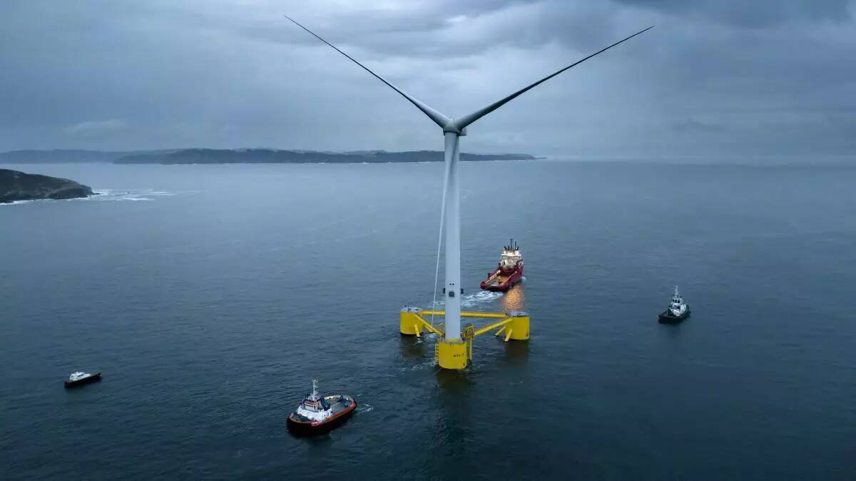 The nascent nature of the floating offshore wind industry could mean that projects are more expensive. Picture supplied