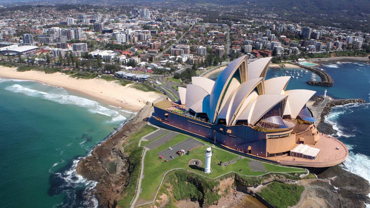 Sydney could swallow Wollongong as residents head south. Picture digitally altered.