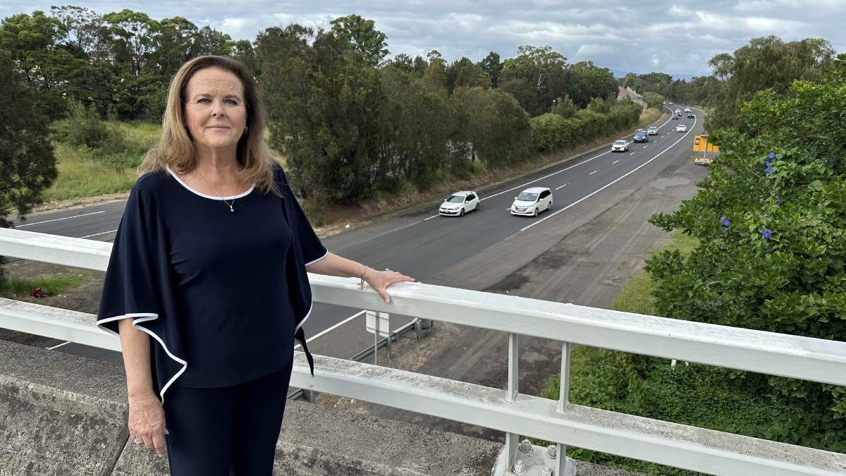 Anna Watson has promised work will begin within months on south-facing off-ramps for the M1 at Dapto. Picture supplied