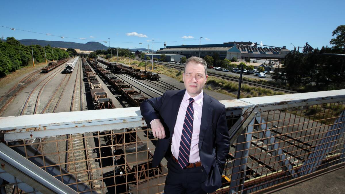 Business Illawarra executive director Adam Zarth said the region's rail network should be the top priority for the incoming Minns Labor government. Picture by Sylvia Liber