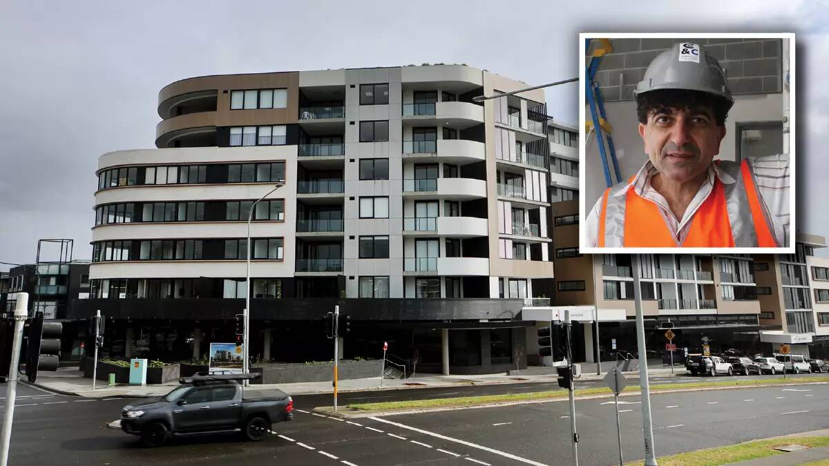 Samy Saad (insert), the developer behind the Elevation 77 apartment block in Shellharbour City Centre, had a $50,000 debt to council written off, weeks after he sold a site on the Gold Coast for $7 million. Picture by Sylvia Liber
