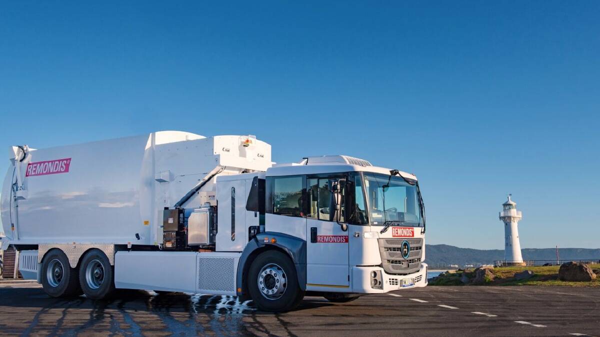 The hydrogen-powered garbage truck is one of only a handful that have entered operations around the globe. Picture supplied