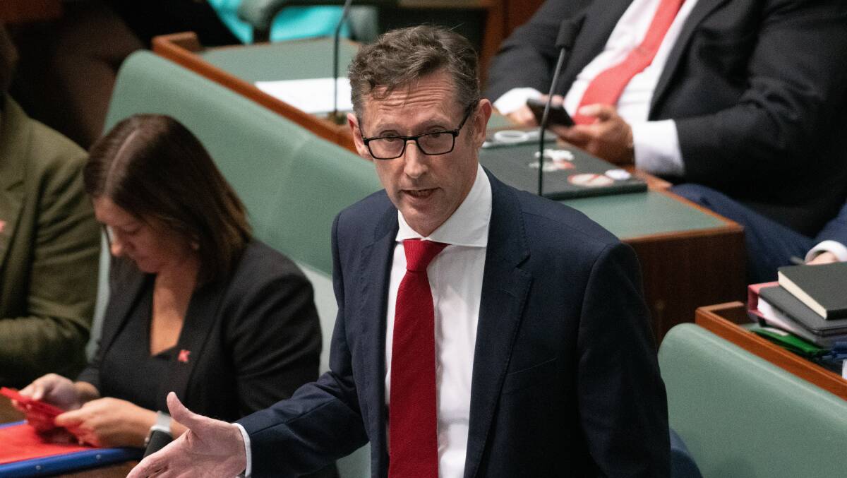 Stephen Jones has raised the needs of the Illawarra steel industry in parliament in debate over the government's safeguard mechanism. Picture by Elesa Kurtz