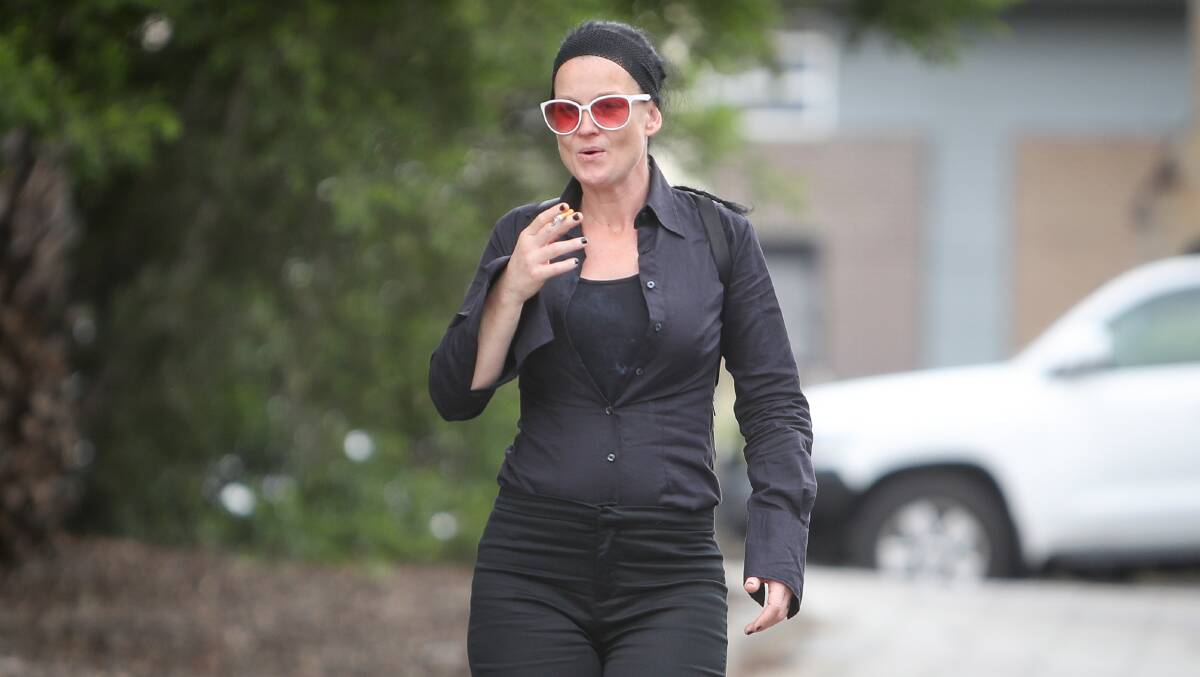 Belinda Van Krevel arrives at Wollongong court for a previous matter. Picture from file