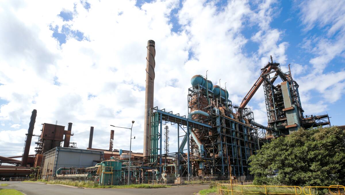 Broad-based support is needed for the future of the steelworks, including the $1bn reliance of blast furnace no. 6, pictured, MR Vassella said. Picture by Adam McLean