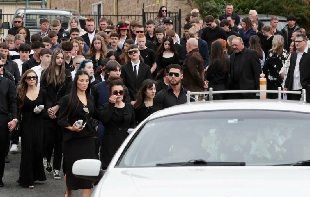 'You didn't deserve this': Grief-stricken community farewells first of five crash victims