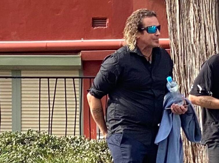 Ty Wesley Webber outside Wollongong courthouse prior to his sentence on Monday. Picture by ACM.