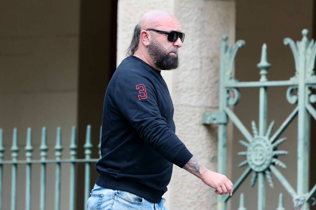 Robert Bojlevski leaving Wollongong courthouse on Wednesday. Picture by ACM.