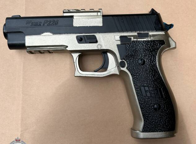 A firearm seized during the Raptor Squad raids. Picture from NSWPF