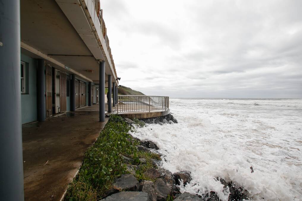 Sandon Point Surf Club in big swell. File picture by Anna Warr.