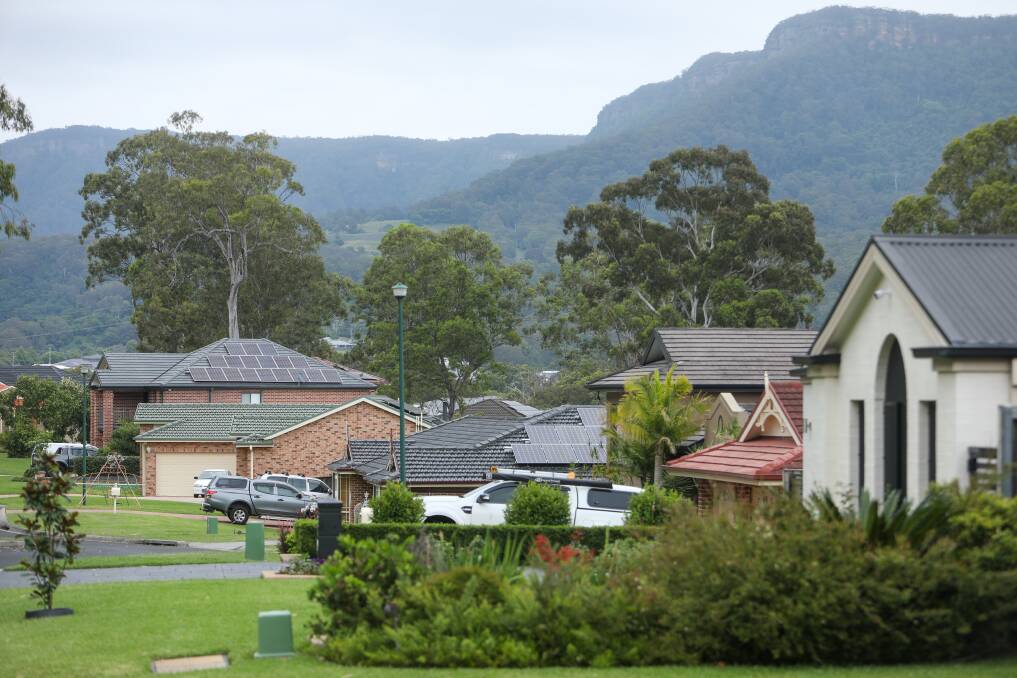 Booming: Brindabella Drive in Horsley, one of the suburbs where the population is booming. Photo: Adam McLean