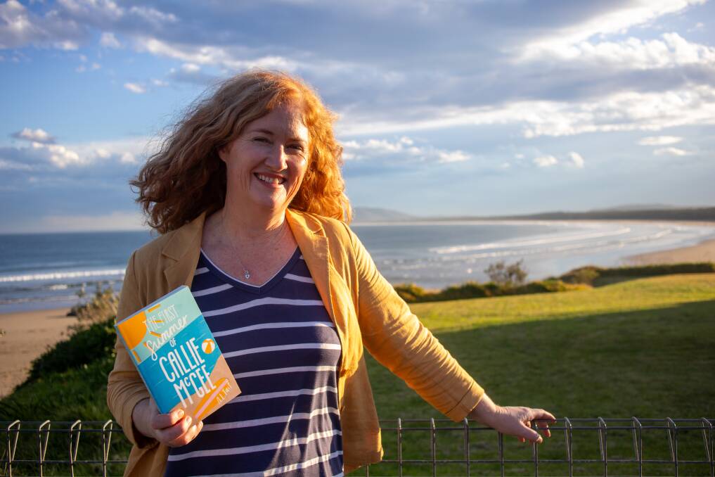 South Coast author Allison Tait is officially launching her latest mystery for young readers: The Last Summer of Callie McGee. The story's setting is inspired by the coastal village of Gerroa. Picture by Jorja McDonnell.