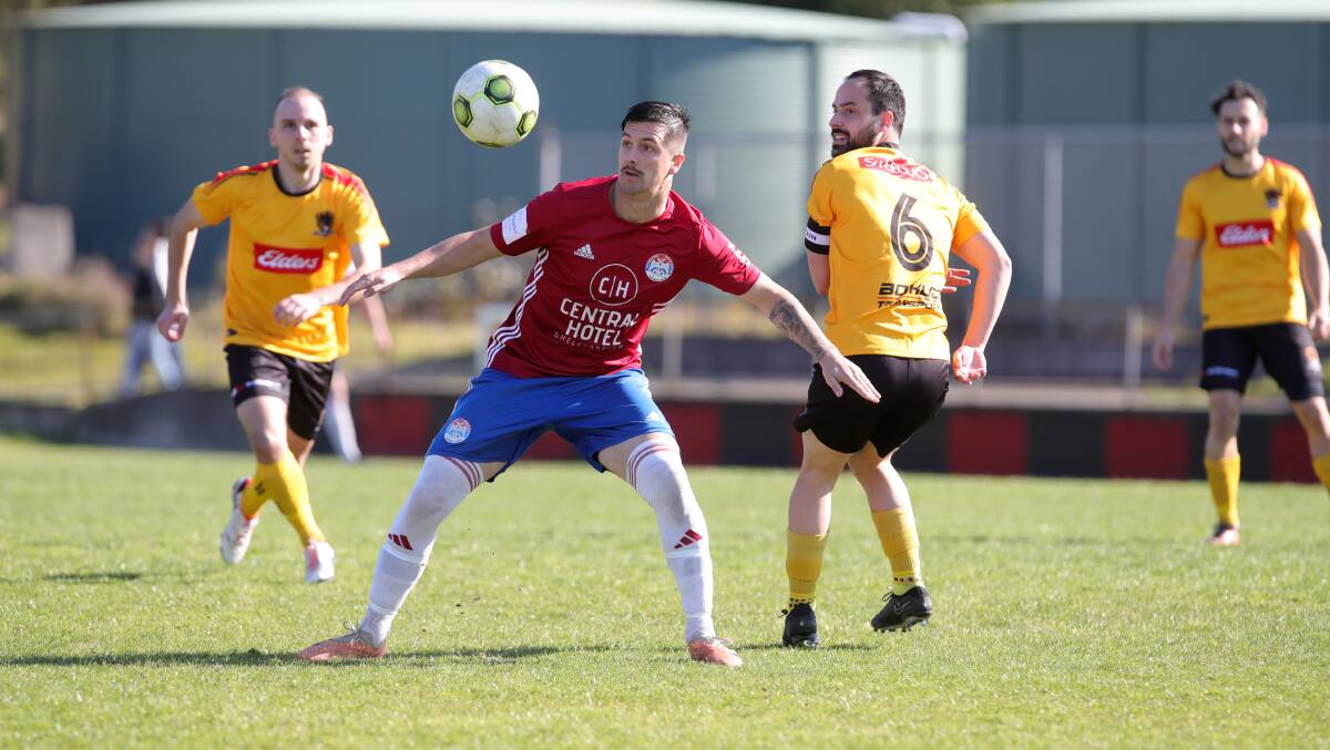 Albion Park's lethal striker Cameron Morgan will again be crucial in 2024. Picture by Sylvia Liber