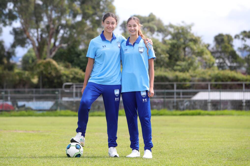 The Dos Santos sisters are not giving up their grand final dream. Picture by Sylvia Liber
