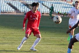 Takumi Ofuka marked his return to the Wolves starting side from injury with a goal in a 5-1 win against Sydney FC. Picture by Robert Peet