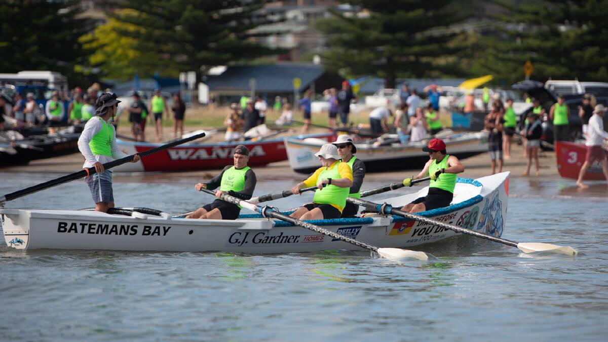 Competitors taking to the water on day one of racing. Picture by Nick Peters Photography