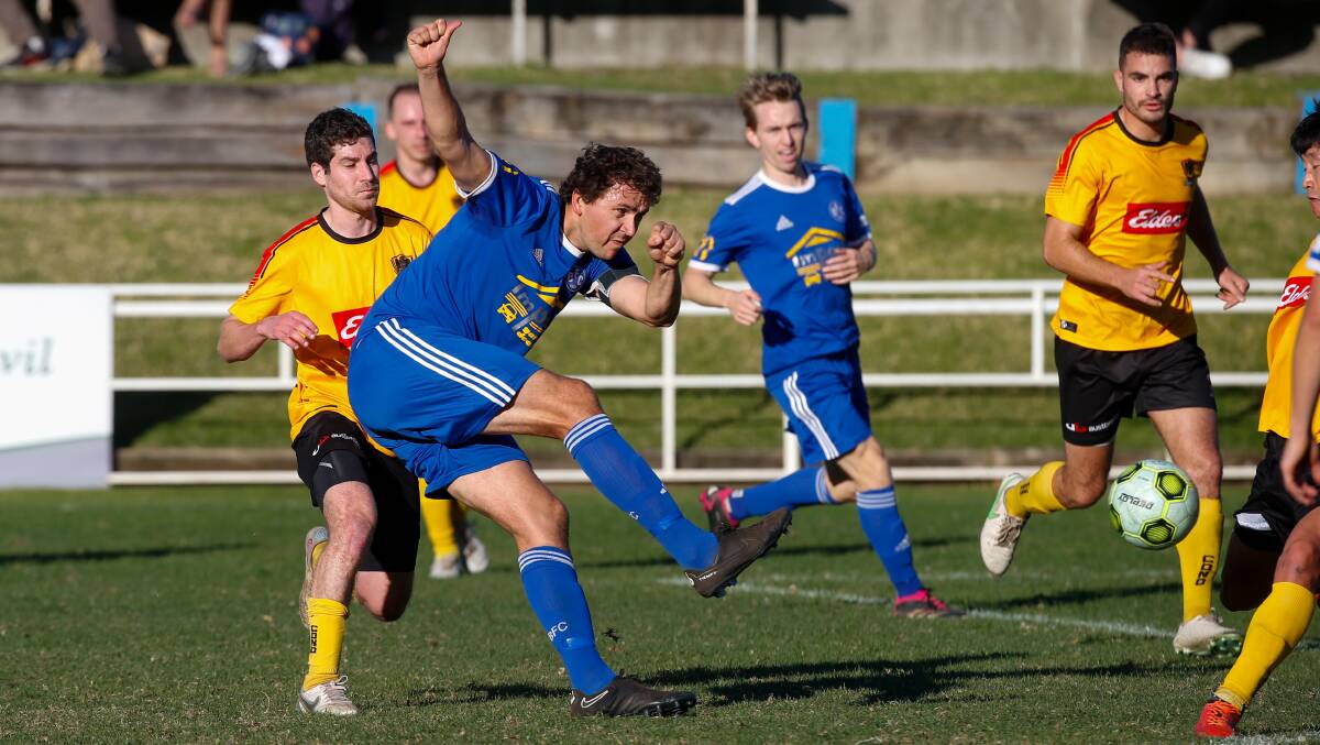 Ben McDonald netted his 15th league goal of the season against Coniston. Picture by Anna Warr