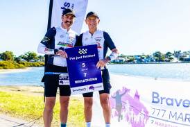 Wollongong Wolves general manager Mark Upton and his father Brian will be running seven marathons in seven days for a great cause. Picture supplied