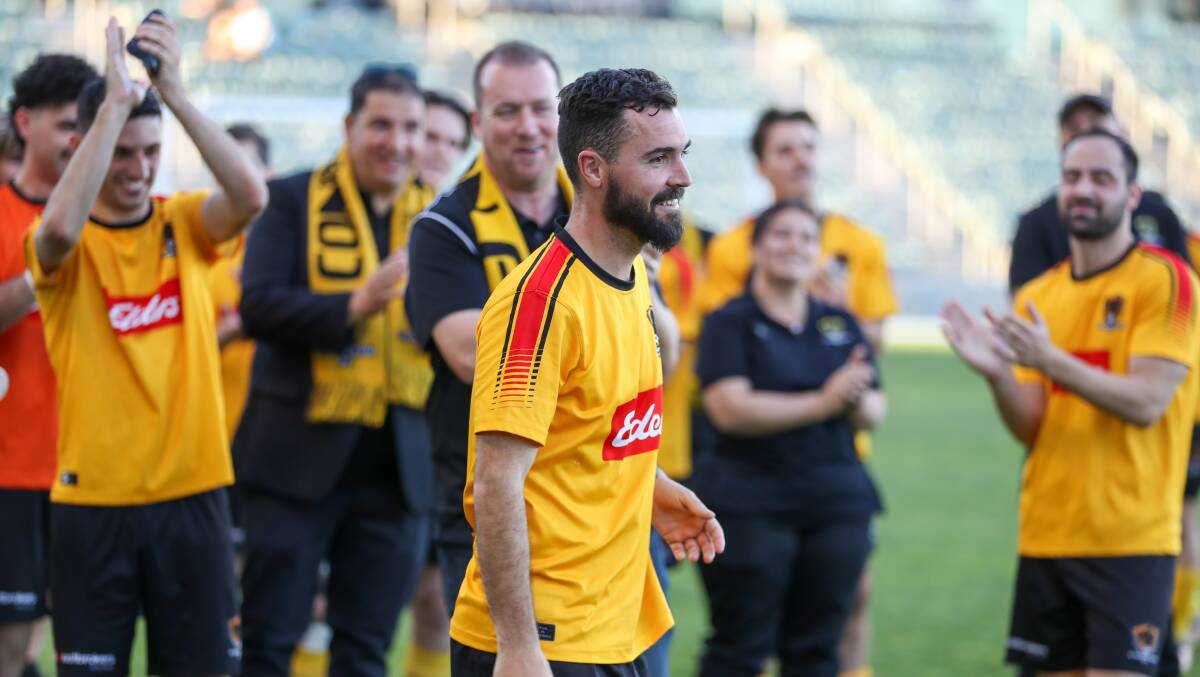Wollongong United have picked up a key signing in Sam Matthews from Coniston. Picture by Adam McLean