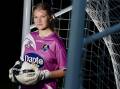 South Coast Flame U16 goalkeeper Abby Inman is looking to score an overseas scholarship in the USA. Picture by Adam McLean
