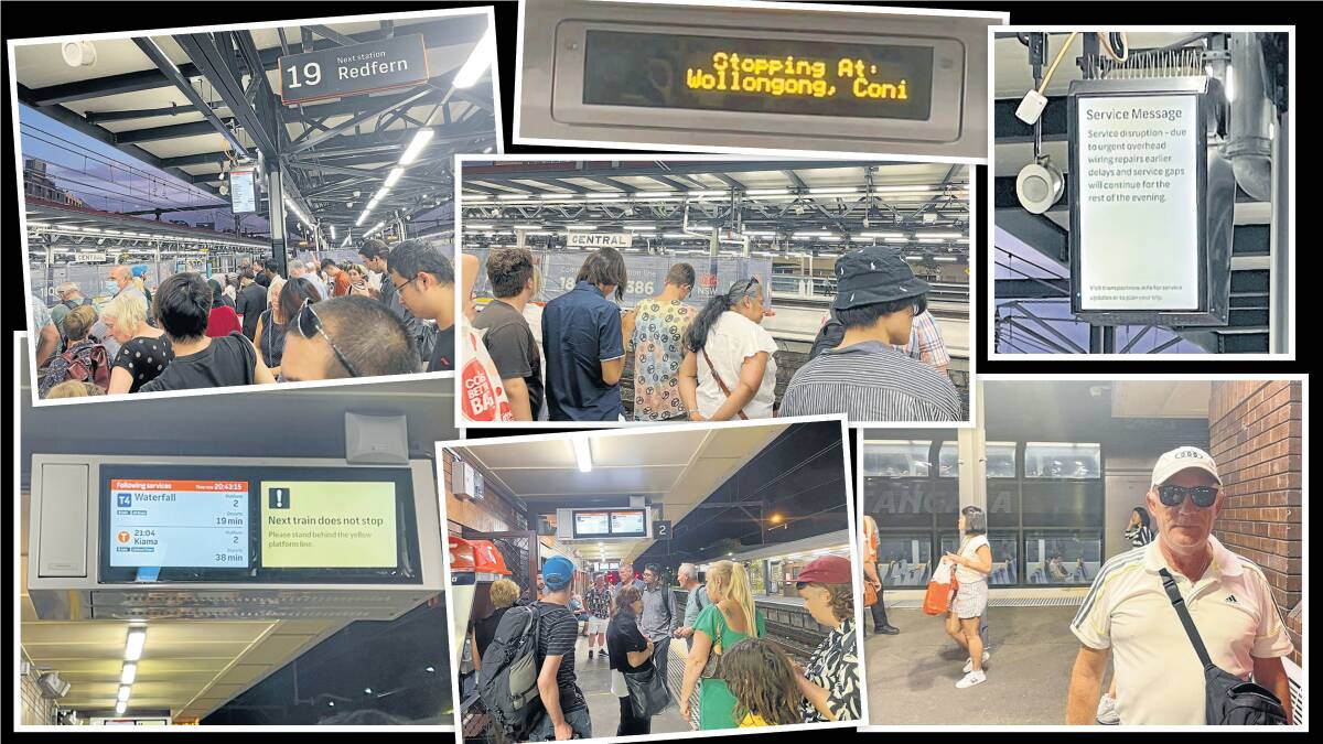 Saturday night's rail mayhem left hundreds of passengers stranded. Pictures by Zaina Sayeda