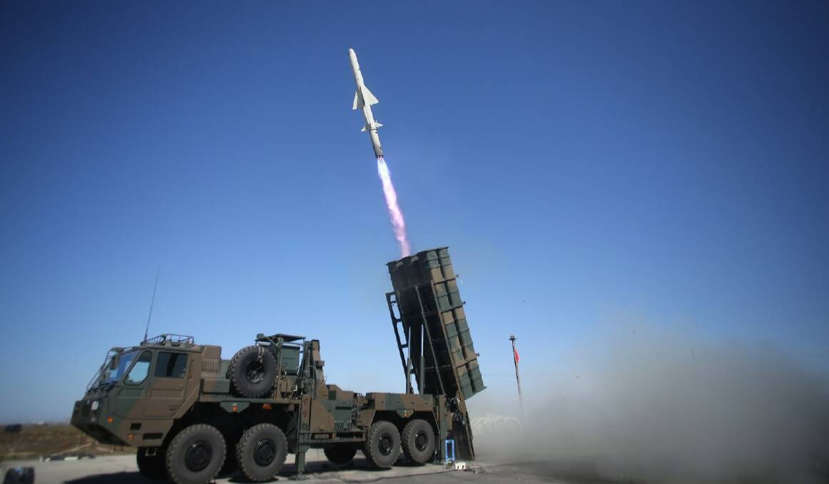 Japan will demonstrate its Type 12 surface to ship missiles at the Beecroft Weapons Range on Friday. Picture from Mitsubishi Industries.