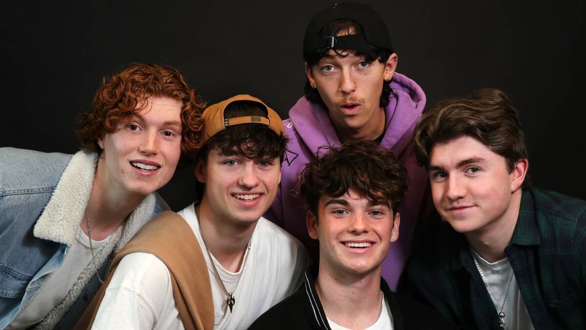 Wollongong boy band Overnight, competes in the reality TV show The Voice. Picture by Sylvia Liber