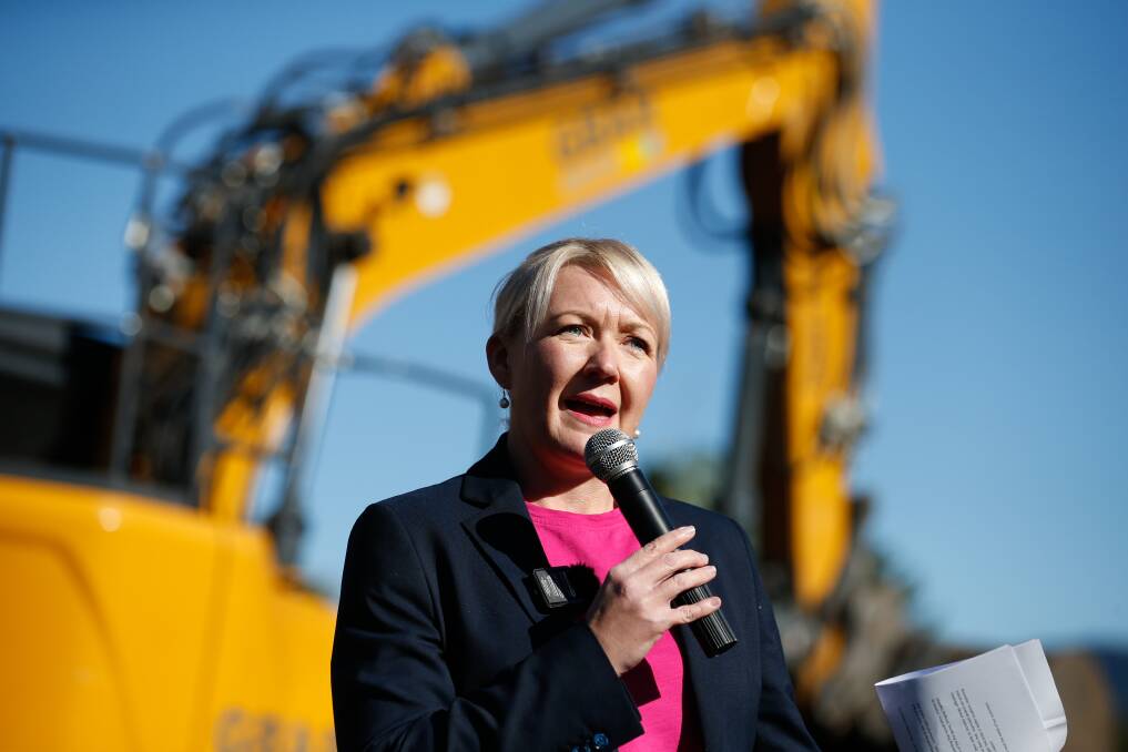 Housing Trust chief operations officer Amanda Winks at the sod turning. Picture by Anna Warr