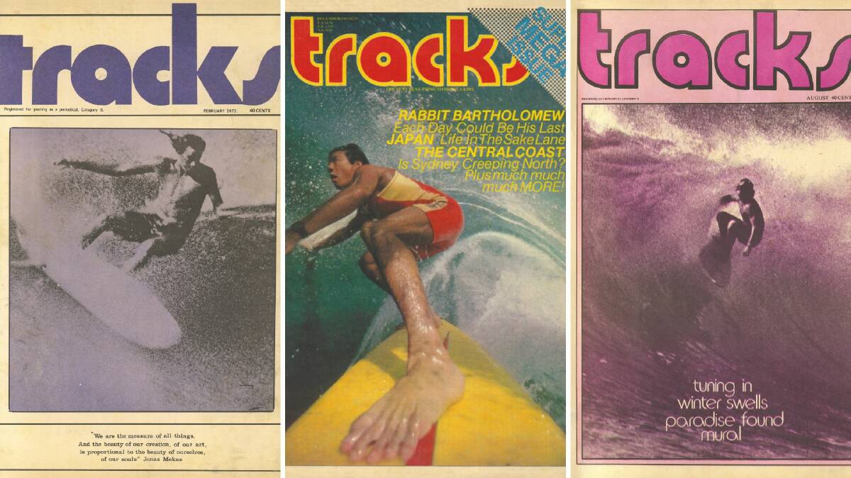 Pictured, from left, Tracks cover from February 1972, Tracks cover featuring Wayne 'Rabbit' Bartholomew, Tracks cover from August 1973. Pictures supplied