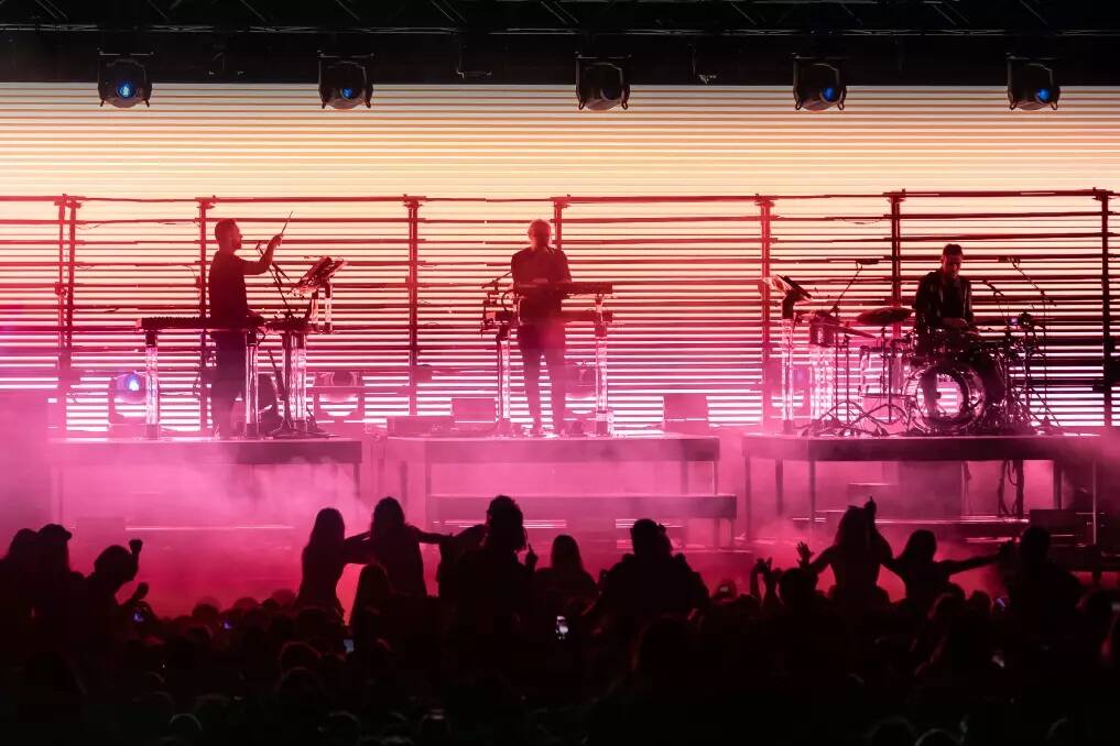 Rufus Du Sol playing in Wollongong in 2019. Picture by JohnnyD Photography