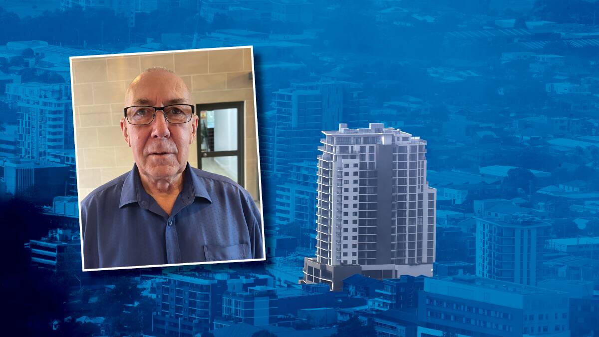 While the Crownview apartments is still part of the Wollongong skyline, no-one has been able to move it yet. One buyer, Mick O'Keefe, has had enough and wants his money back.