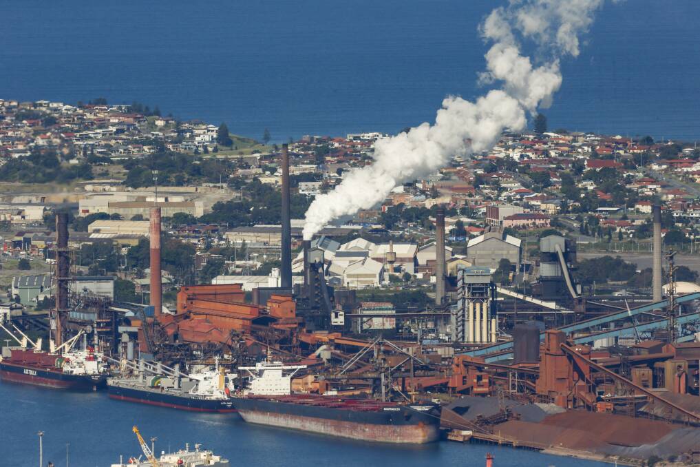 Discussions with the federal government have led to BlueScope backing the safeguard mechanism, which aims to reduce carbon emissions. Picture by Anna Warr
