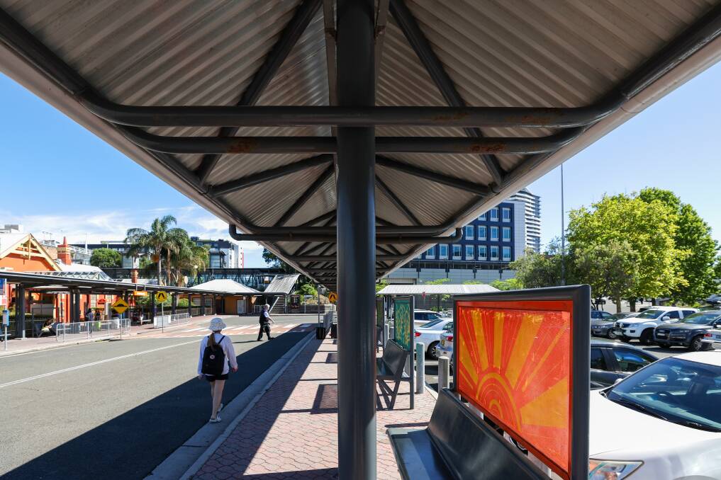 The eastern side of Wollongong train station is one of the locations for a new bus layover area. Picture by Adam McLean