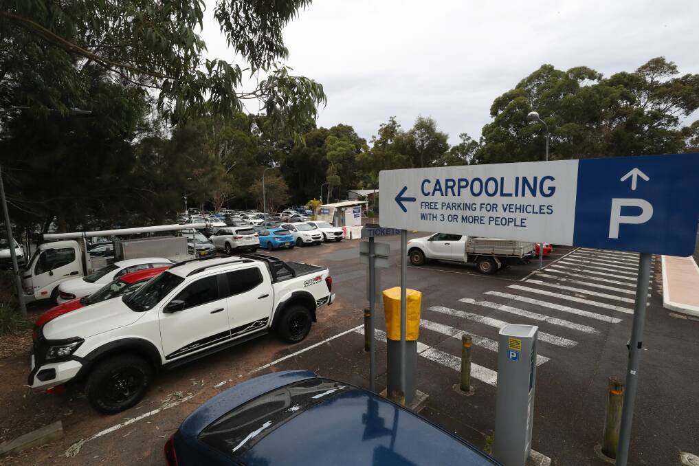 The free carpooling bays at the University of Wollongong will be scrapped because it claims they are underused. Picture by Robert Peet