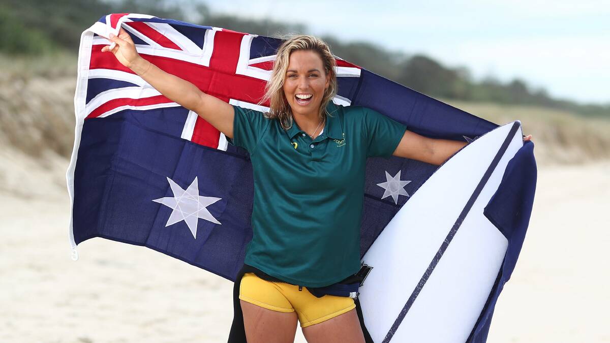 Sally Fitzgibbons poses for a photo on the Gold Coast in 2019. Picture by Chris Hyde/Getty Images 