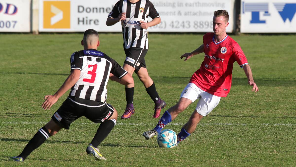 James Brodnik is back on deck for South Coast United's Illawarra Premier League side in 2023. Pictures by Sylvia Liber