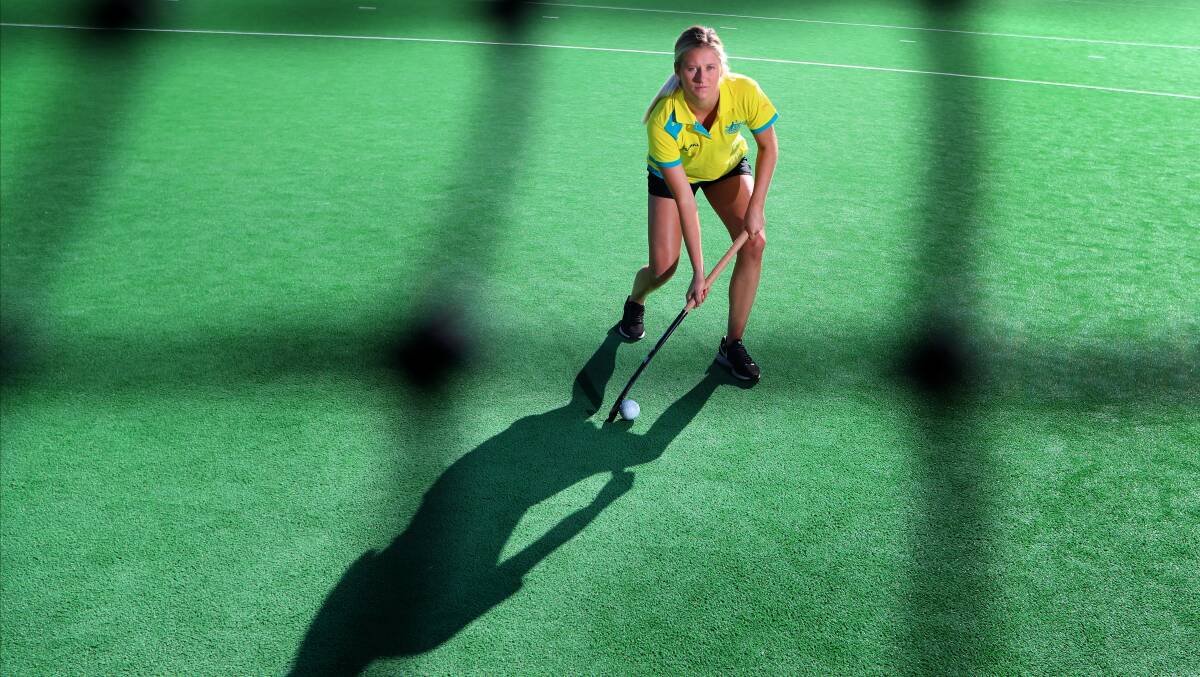 Maddi Smith is pictured after being selected for the Australian Youth Olympic team in 2018. Picture by Sylvia Liber