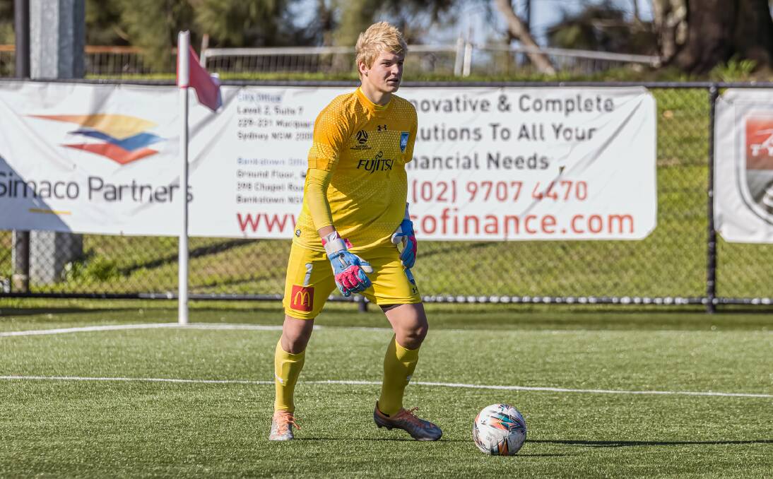 MOVING FORWARD: Sydney FC Academy gloveman Gus Hoefsloot, of Stanwell Park, has been called up to the Australian under-16s squad.