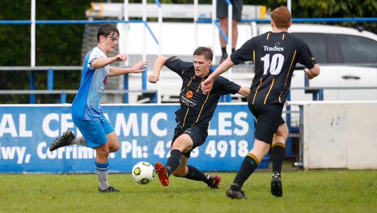 Helensburgh's Ethan Lehn is among their list of players to re-sign with the club for the 2024 Premier League. Picture by Anna Warr