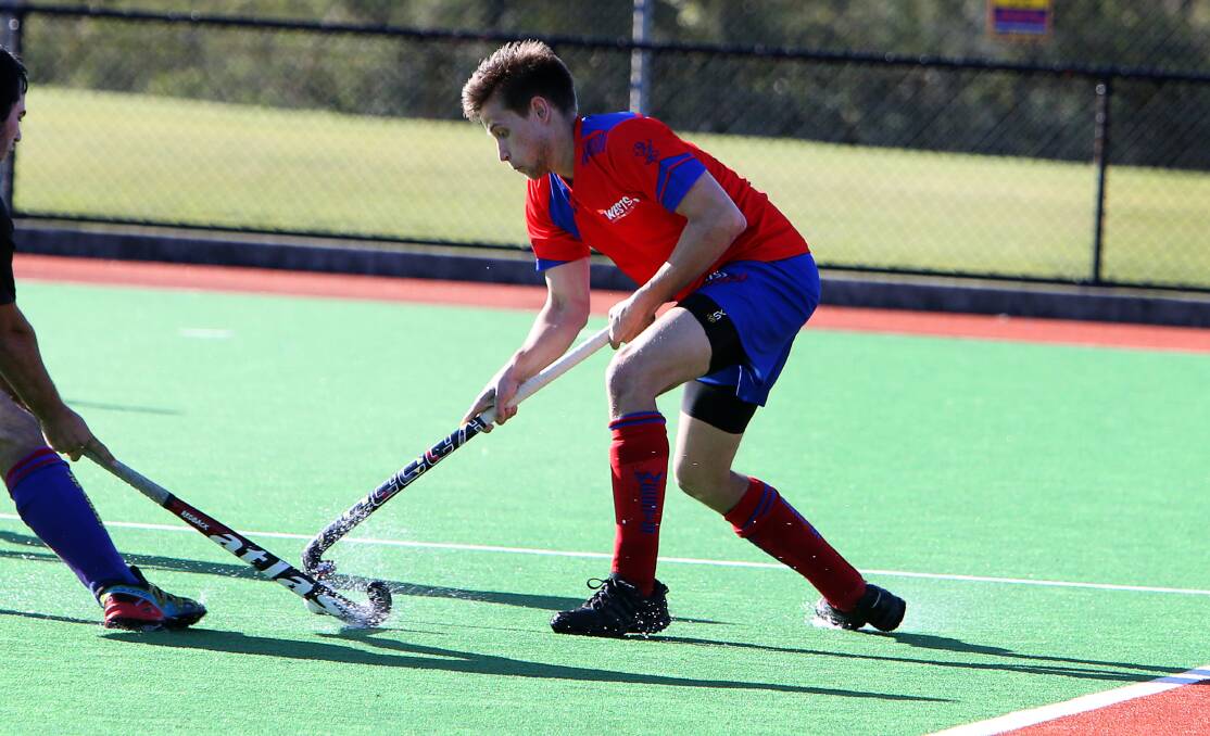 Abe Unicomb scored an important goal for Wests Illawarra during their preliminary final win over University on Sunday. Picture by Sylvia Liber