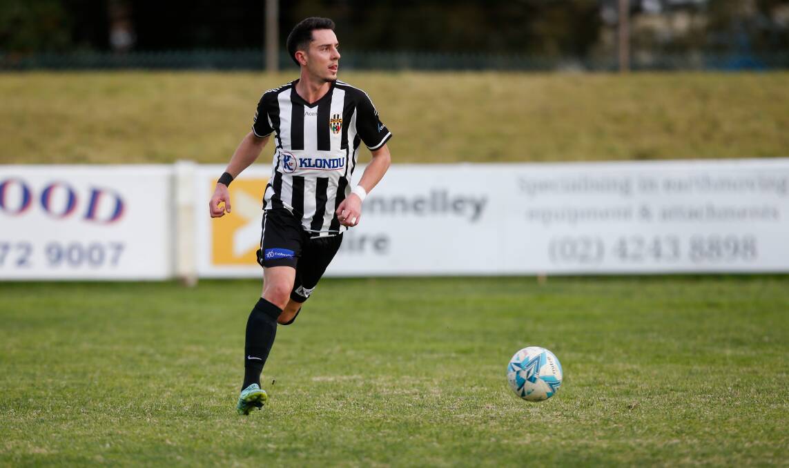 Striker Jordan Nikolovski has been unveiled as Port Kembla's new club captain this year. Picture by Anna Warr