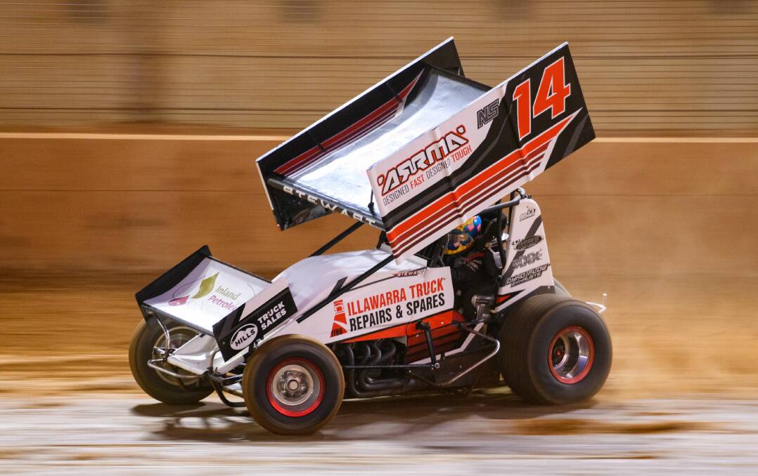 Michael Stewart in action on Saturday night. Picture - ZP Images