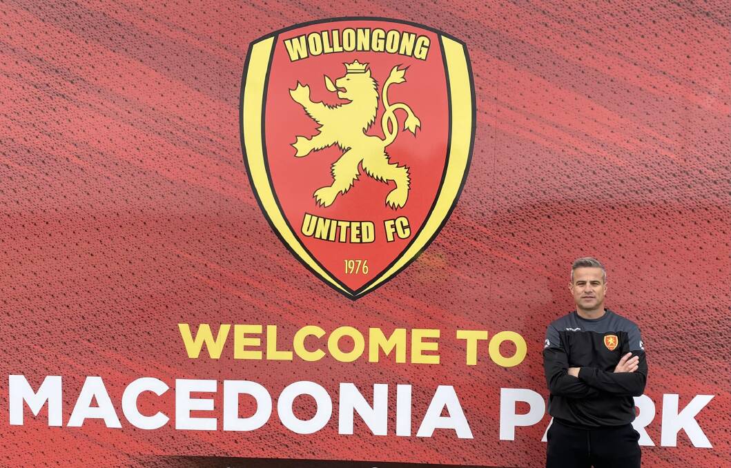 Wollongong United's new coach for 2024, Rob Jonovski. Picture - Wollongong United Facebook
