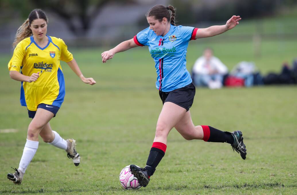 Rilee Wagner proved the match-winner for Shellharbour in their first Women's Premier League game on Sunday. Picture by Adam McLean